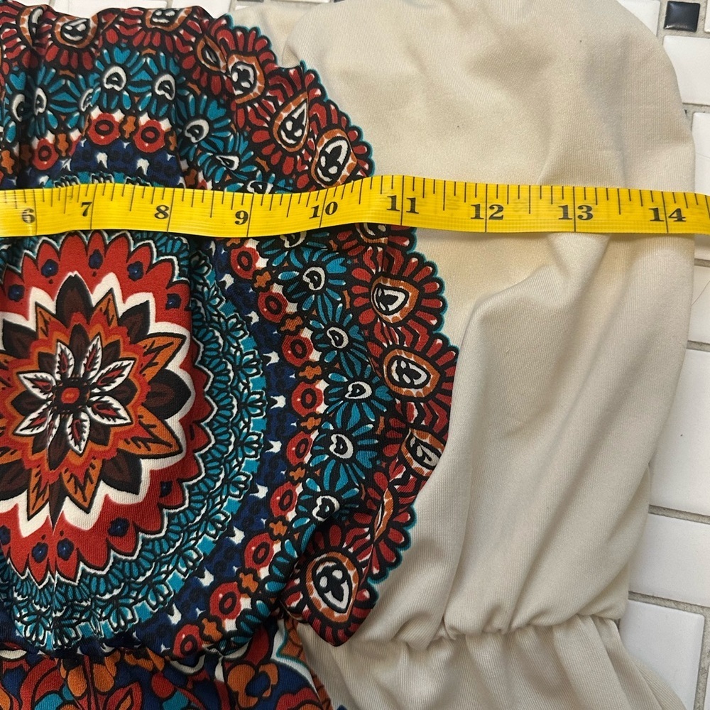 BONGO Blue Strapless Sundress Resort Wear - Picture 4 of 6